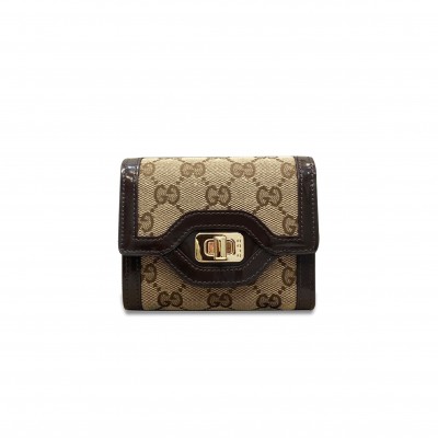 GUCCI LUCE MINI TRIFOLD WALLET 790035 (12*11*3cm）
